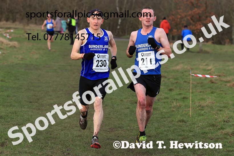 Mens 35 to 64, 2024 NEMAA Cross Country Champs., Wallsend. Photo: David T. Hewitson/Sports for All Pics